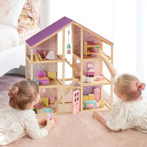 Tiny Land® Sweetwood Dollhouse without Dolls