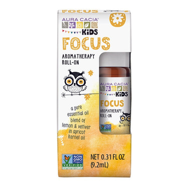 Aura Cacia Kids Focus Essential Oil Roll-On - 0.31 Fl Oz