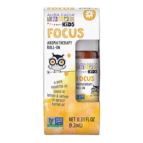 Aura Cacia Kids Focus Essential Oil Roll-On - 0.31 Fl Oz