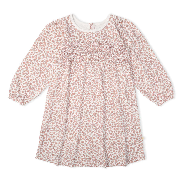 Organic Smocked Sundress - Wild Petal