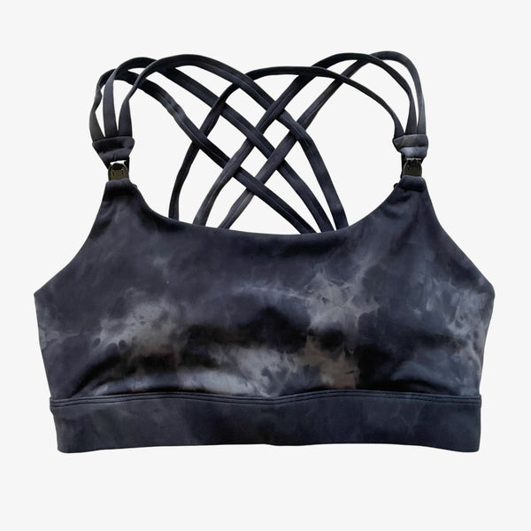 Chloe 4 Running Nursing & Pumping Sports Bra (Black Cloud)