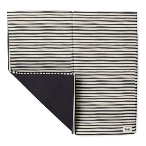 Bold Stripe Organic Cotton Mat for babies, perfect for playtime and safe lounging.