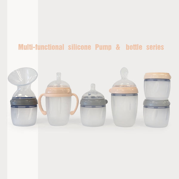 Haakaa Generation 3 Silicone Breast Pump at angle 5, ideal for breastfeeding mothers seeking a manual solution.