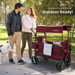 Momfann Stroller Wagon for Kids – 2-Seater All-Terrain Baby Wagon