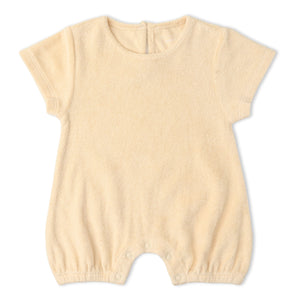 Organic Short Romper - Butter Yellow