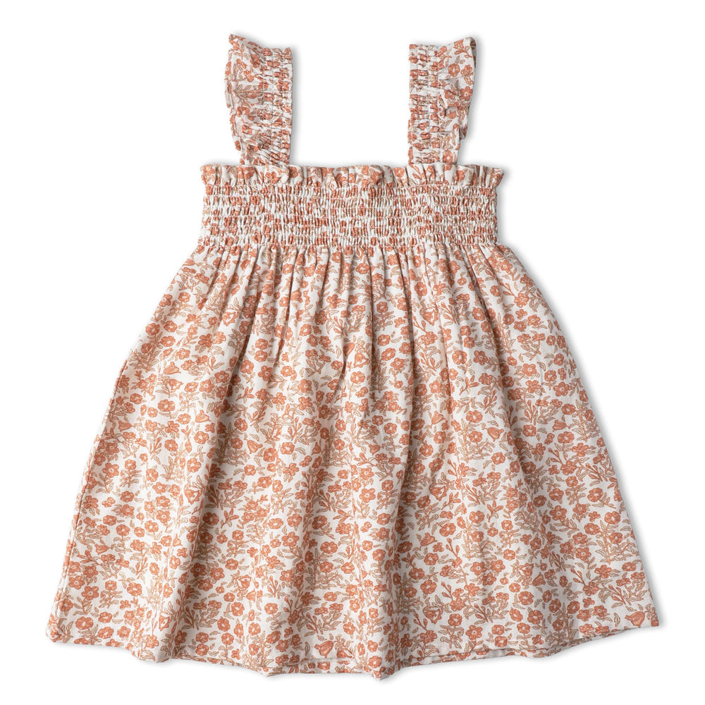 Organic Smocked Sundress - Sienna