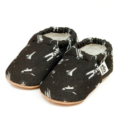 Ella Bonna Non-Slip Sole Astronaut And Space Patterned Baby Booties, Home Boot Slippers Nursery Shoes