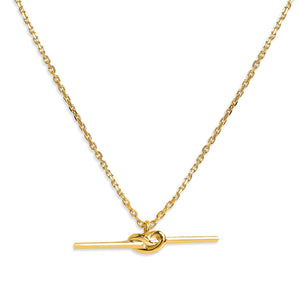 Mysha Knot Bar Pendant