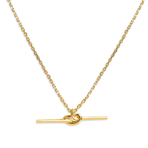 Mysha Knot Bar Pendant