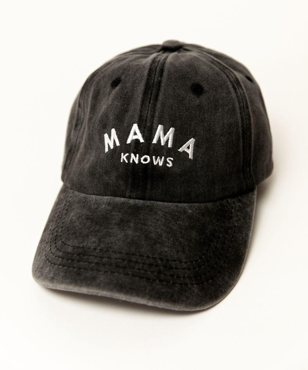 Mama Knows Hat: Stylish baseball cap for babies, perfect for sun protection and trendy outings.