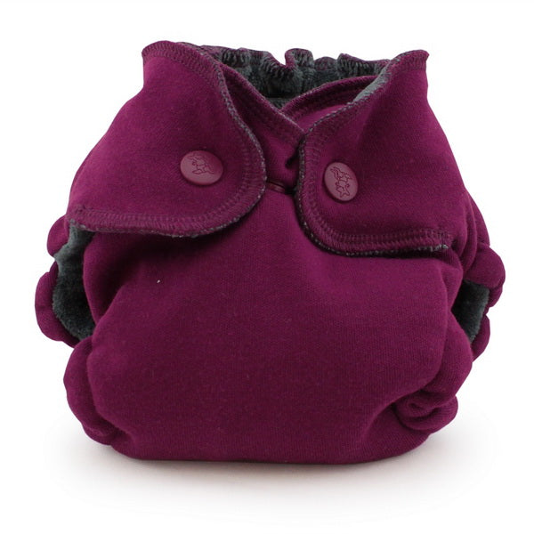 Ecoposh OBV Newborn Fitted Cloth Diaper - Boysenberry