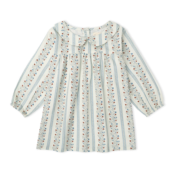 Organic Peter Pan Collar Dress - Vine Trail