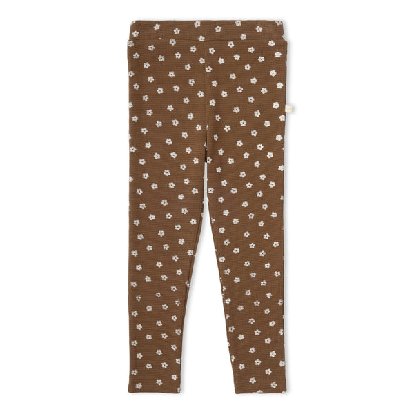 Organic Legging Set of 2 - Chestnut Bloom + Brown