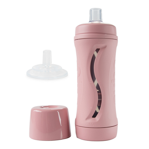 Subo Baby Food Bottle Starter Set at angle 18, perfect for easy and mess-free feeding for infants.