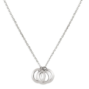 Mysha Personalized Triple Ring of Love Pendant