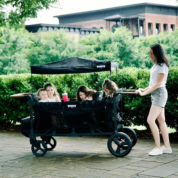 Keenz XC6 EVO stroller wagon: Six-passenger comfort for family outings and adventures.