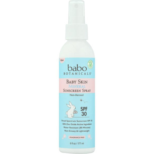 Babo Botanicals Sensitive Skin Baby Sun Spray SPF 30 6 oz