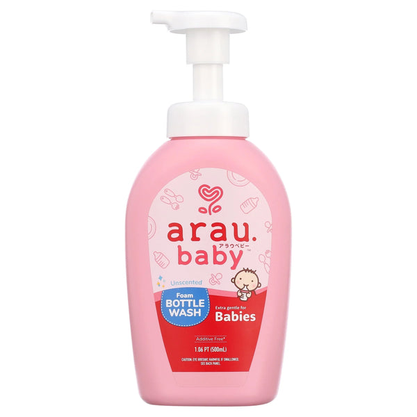 Arau.baby Bottle Wash, Unscented, 1.06 pt (Pack of 12) - Baby Bottle Soap