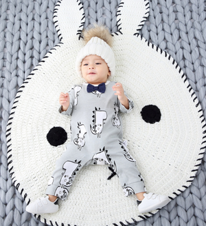 Baby Boy Spring Jumpsuit with Long Sleeves Set