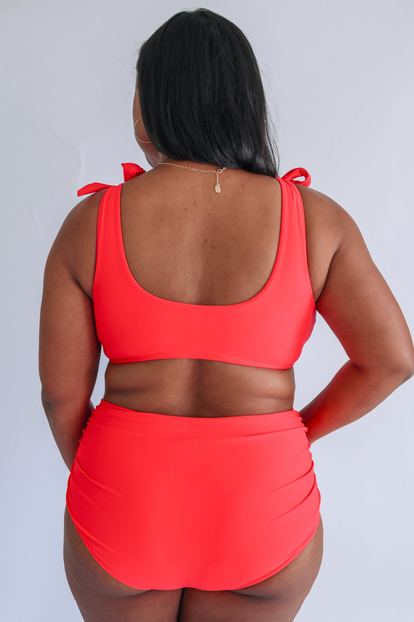 Tie Shoulder Breastfeeding Swimsuit Top 2026