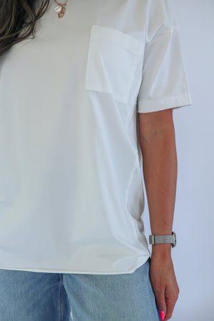 Relaxed Fit Zip Breastfeeding Tee