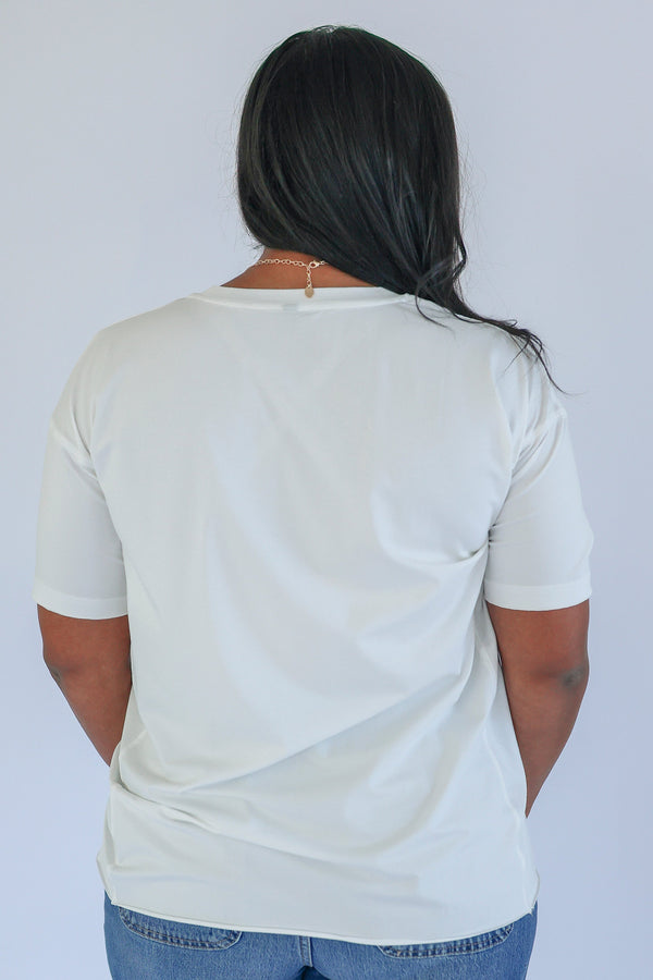 Relaxed Fit Zip Breastfeeding Tee