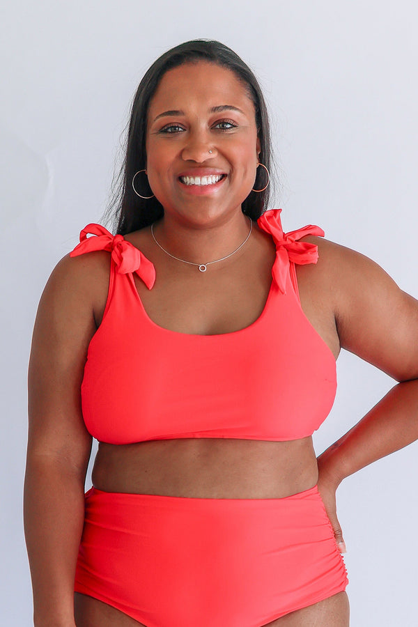Tie Shoulder Breastfeeding Swimsuit Top 2026