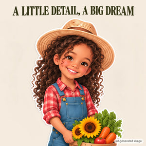 Personalized Farmer Wall Decal from Photo, Dream Job Sticker, image 11