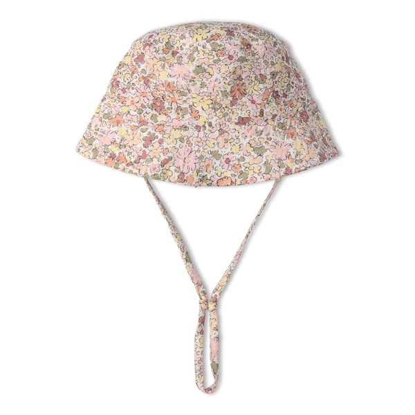 Organic Bucket Sun Hat - Pastel Bloom