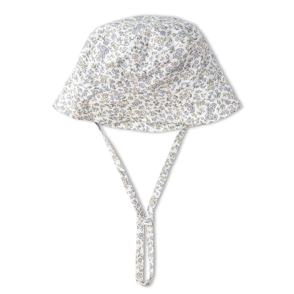 Organic Bucket Sun Hat - Tulle Floral