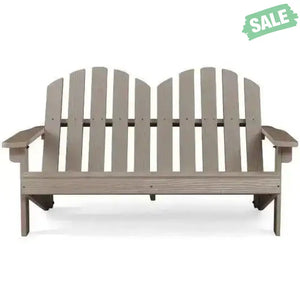 2 Person Adirondack Chair with High Backrest Coffee Kids Chairs & Seating