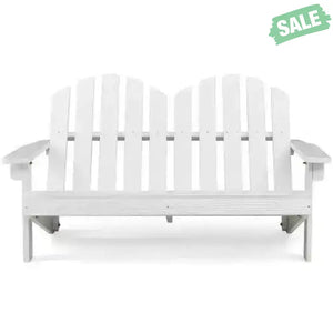 2 Person Adirondack Chair with High Backrest Coffee Kids Chairs & Seating