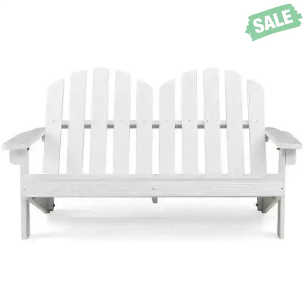 2 Person Adirondack Chair with High Backrest Coffee Kids Chairs & Seating