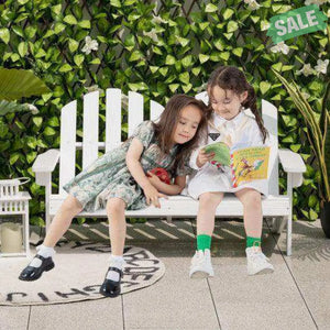 2 Person Adirondack Chair with High Backrest Coffee Kids Chairs & Seating