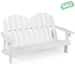 2 Person Adirondack Chair with High Backrest Coffee Kids Chairs & Seating
