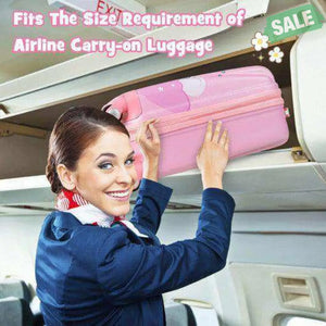 2 Pieces 18 Inch Kids Luggage Set with 12 Inch Backpack Kids Luggage