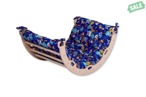 2 Size Montessori Baby Play Climber Set Wooden Climbing Arch Rocker & Ramp & Pillow Climbing Arch and Rockers