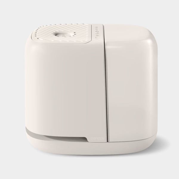 "Bedside Humidifier 2.0 at angle 3, perfect for creating a comfortable environment for your baby."