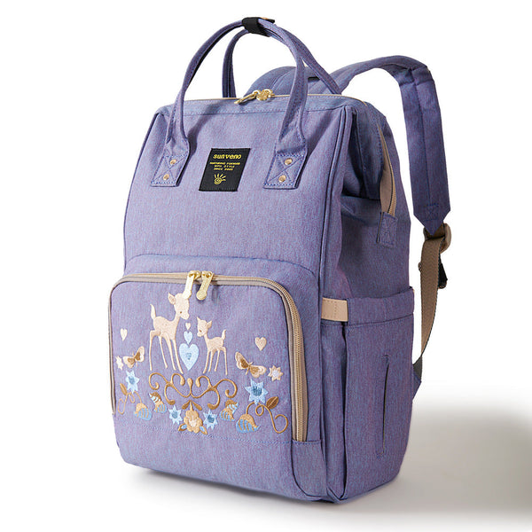 Classic Embroidered Diaper Backpack