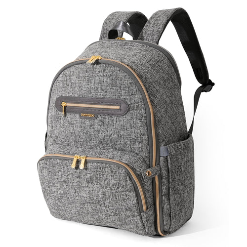 Convertible Tweed Diaper Backpack - MOOGCO Baby