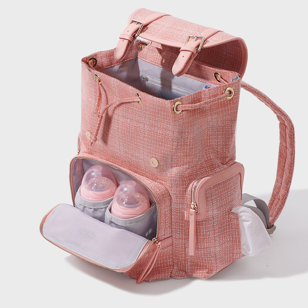 Tweed Diaper Backpack - MOOGCO Baby