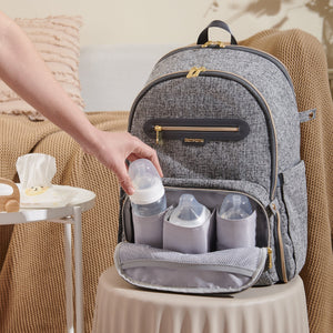 Tweed Luxe Diaper Backpack