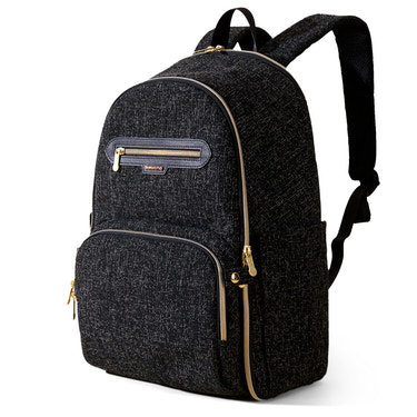 Convertible Tweed Diaper Backpack - MOOGCO Baby