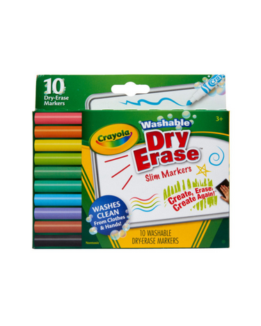 Crayola Washable Dry-Erase Markers (10 pack)