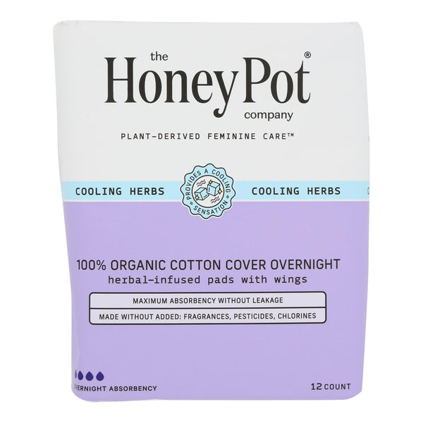 The Honey Pot Postpartum Herbal Pads - 12- Soothing Comfort After Birth
