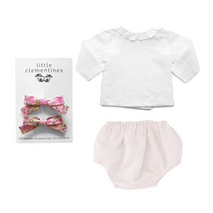 Louelle Bow Gift Set, Blossom Pink