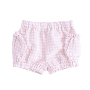 Short | dusty pink gingham
