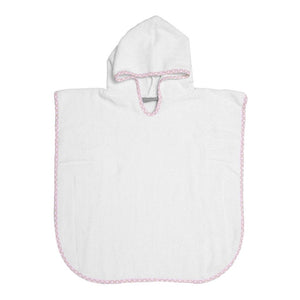 Terry Poncho | Dusty Pink Gingham