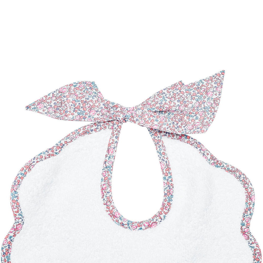 Scalloped Bib | Liberty 'Eloise' Pink