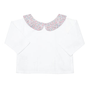 Double button blouse  | Liberty 'Eloise' Pink